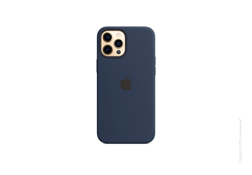 Чехол iPhone 12 Pro Max Silicone Case with MagSafe - Deep Navy Copy