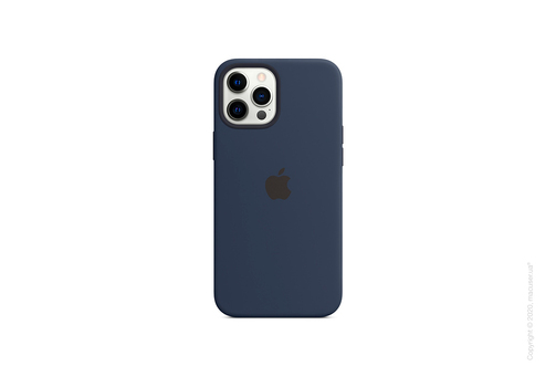 Чехол iPhone 12 Pro Max Silicone Case with MagSafe - Deep Navy Copy