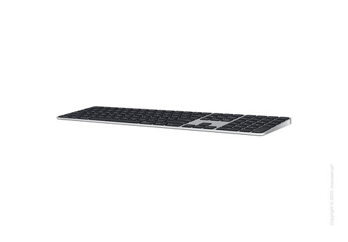 Клавиатура Apple Magic Keyboard with Touch ID and Numeric Keypad for Mac models with Apple silicon – Black Keys