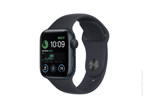 Apple Watch SE GPS 40mm Midnight Aluminum Case with Midnight Sport Band