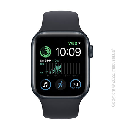 Apple Watch SE GPS 40mm Midnight Aluminum Case with Midnight Sport Band