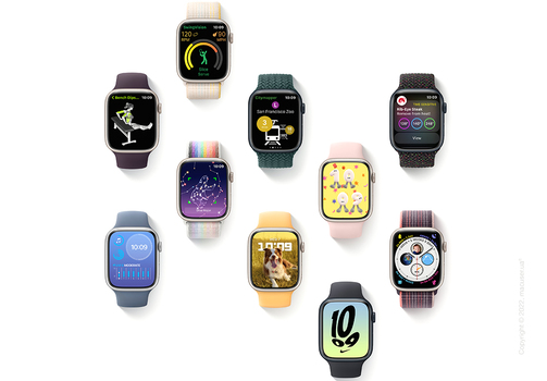 Apple Watch Series 8 GPS, 45mm Starlight Aluminium Case with Starlight Sport Band