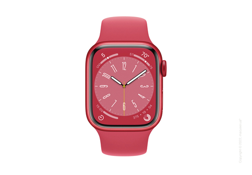 Apple Watch Series 8 GPS, 45mm (PRODUCT)RED Aluminium Case with (PRODUCT)RED Sport Band