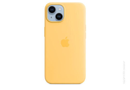 Apple iPhone 14 Silicone Case with MagSafe - Sunglow