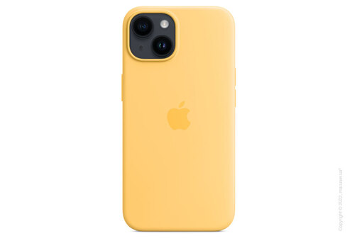Apple iPhone 14 Silicone Case with MagSafe - Sunglow