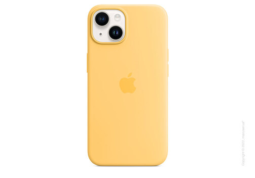 Apple iPhone 14 Silicone Case with MagSafe - Sunglow