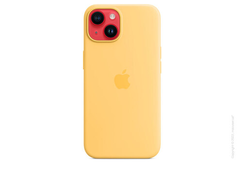 Apple iPhone 14 Silicone Case with MagSafe - Sunglow