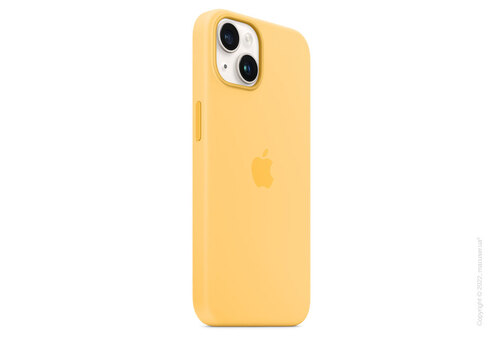 Apple iPhone 14 Silicone Case with MagSafe - Sunglow