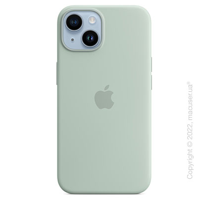 Apple iPhone 14 Silicone Case with MagSafe - Succulent