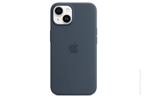 Apple iPhone 14 Silicone Case with MagSafe - Storm Blue