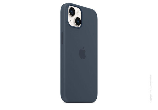 Apple iPhone 14 Silicone Case with MagSafe - Storm Blue