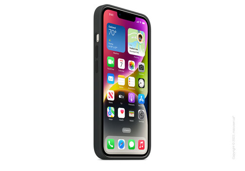Apple iPhone 14 Silicone Case with MagSafe - Midnight