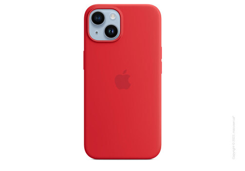 Apple iPhone 14 Silicone Case with MagSafe - (PRODUCT)RED