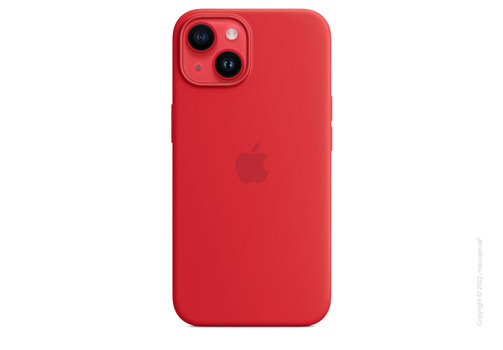 Apple iPhone 14 Silicone Case with MagSafe - (PRODUCT)RED
