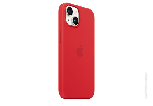 Apple iPhone 14 Silicone Case with MagSafe - (PRODUCT)RED