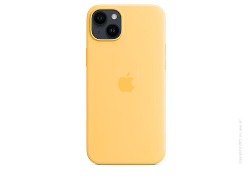 Apple iPhone 14 Plus Silicone Case with MagSafe - Sunglow