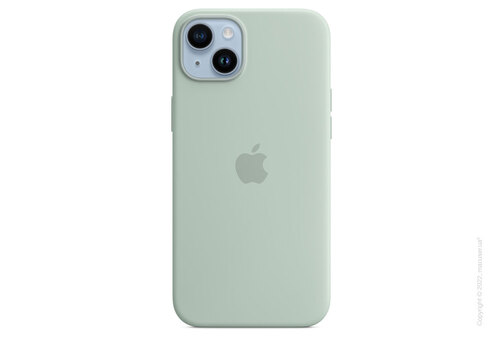 Apple iPhone 14 Plus Silicone Case with MagSafe - Succulent