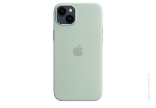 Apple iPhone 14 Plus Silicone Case with MagSafe - Succulent