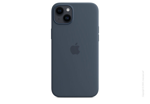 Apple iPhone 14 Plus Silicone Case with MagSafe - Storm Blue