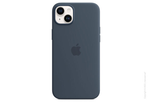 Apple iPhone 14 Plus Silicone Case with MagSafe - Storm Blue