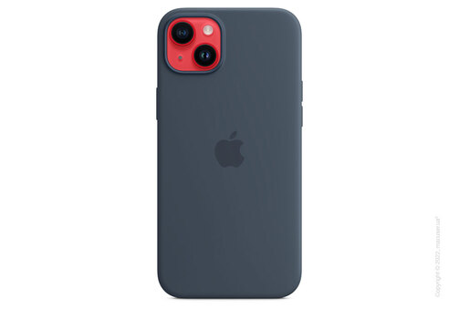 Apple iPhone 14 Plus Silicone Case with MagSafe - Storm Blue