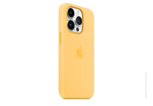 Apple iPhone 14 Pro Silicone Case with MagSafe - Sunglow