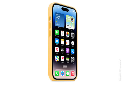 Apple iPhone 14 Pro Silicone Case with MagSafe - Sunglow