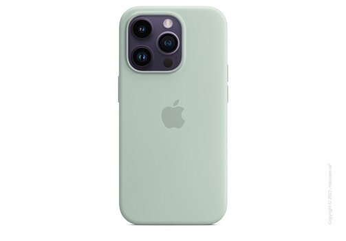 Apple iPhone 14 Pro Silicone Case with MagSafe - Succulent