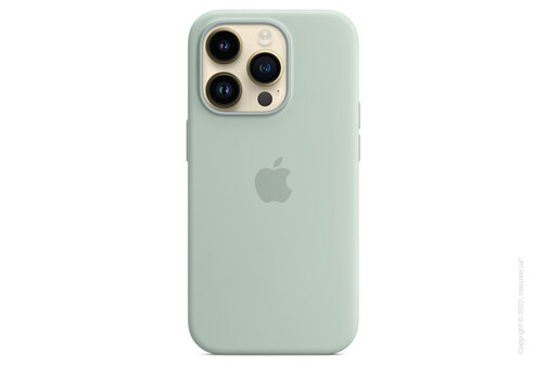 Apple iPhone 14 Pro Silicone Case with MagSafe - Succulent