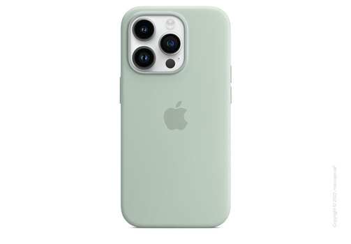 Apple iPhone 14 Pro Silicone Case with MagSafe - Succulent