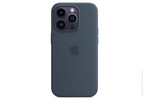 Apple iPhone 14 Pro Silicone Case with MagSafe - Storm Blue