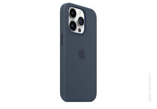 Apple iPhone 14 Pro Silicone Case with MagSafe - Storm Blue