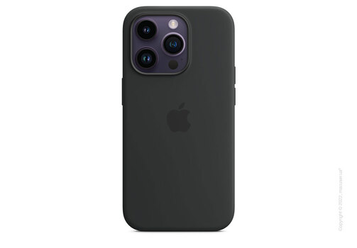 Apple iPhone 14 Pro Silicone Case with MagSafe - Midnight