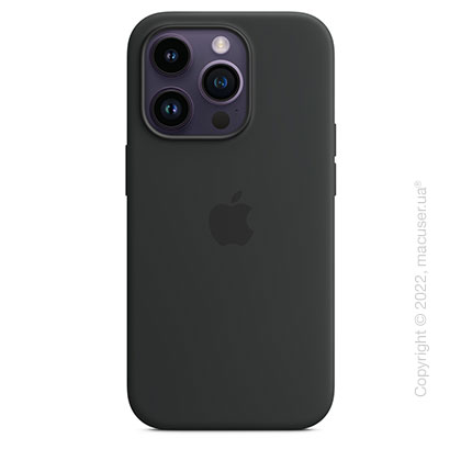 Apple iPhone 14 Pro Silicone Case with MagSafe - Midnight