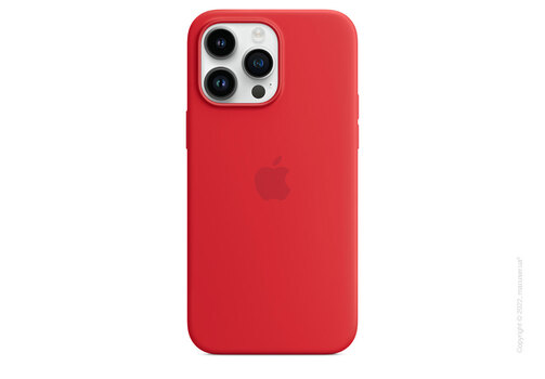 Apple iPhone 14 Pro Max Silicone Case with MagSafe - (PRODUCT)RED