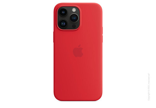 Apple iPhone 14 Pro Max Silicone Case with MagSafe - (PRODUCT)RED