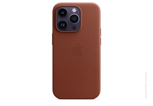 Apple iPhone 14 Pro Leather Case with MagSafe - Umber