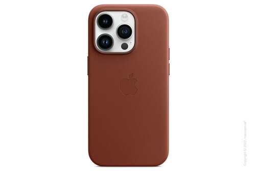 Apple iPhone 14 Pro Leather Case with MagSafe - Umber