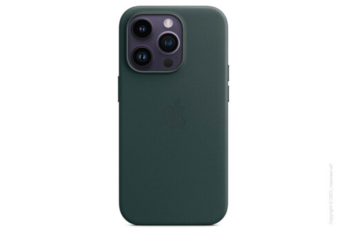 Apple iPhone 14 Pro Leather Case with MagSafe - Forest Green