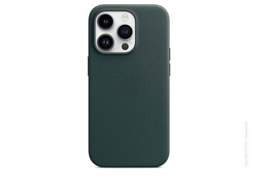 Apple iPhone 14 Pro Leather Case with MagSafe - Forest Green