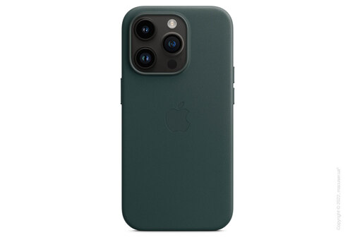 Apple iPhone 14 Pro Leather Case with MagSafe - Forest Green