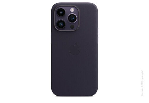 Apple iPhone 14 Pro Leather Case with MagSafe - Ink