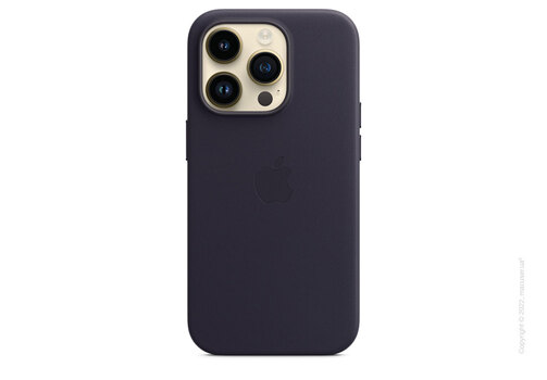 Apple iPhone 14 Pro Leather Case with MagSafe - Ink