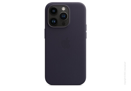 Apple iPhone 14 Pro Leather Case with MagSafe - Ink