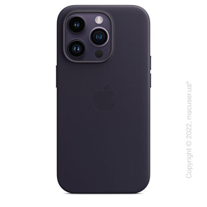 Apple iPhone 14 Pro Leather Case with MagSafe - Ink