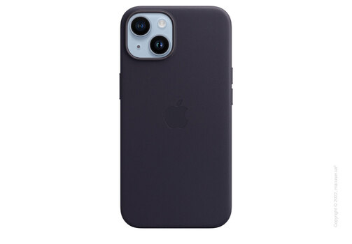 Apple iPhone 14 Leather Case with MagSafe - Ink