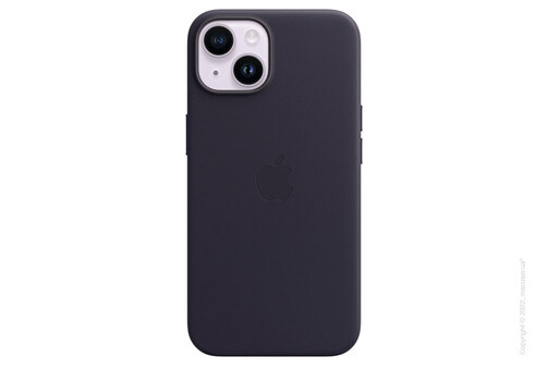 Apple iPhone 14 Leather Case with MagSafe - Ink