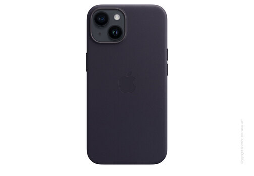 Apple iPhone 14 Leather Case with MagSafe - Ink