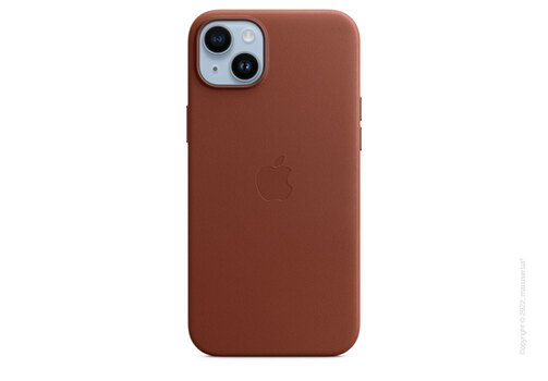 Apple iPhone 14 Plus Leather Case with MagSafe - Umber
