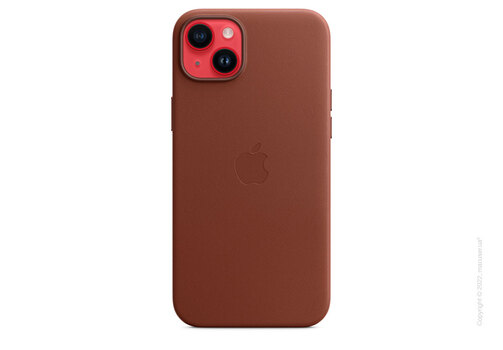 Apple iPhone 14 Plus Leather Case with MagSafe - Umber